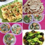 Mâm cơm chay đơn giản Mâm cơm chay đơn giản