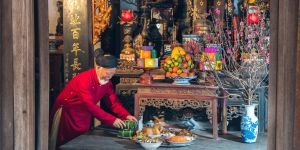 Mâm cúng ông táo về trời